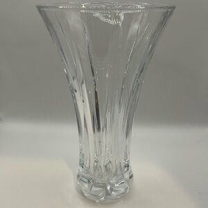 Crystal Fluted Vase